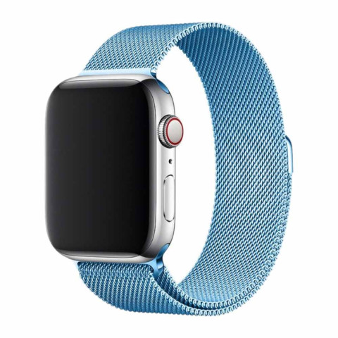 Ремешок для Apple watch 38/40/41mm Milanese Loop Band Azure 